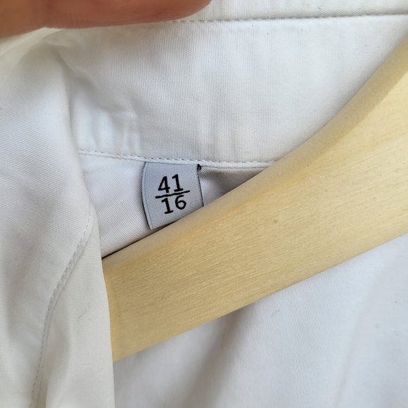 Valentino white short sleeve button up made in Italy 41 - Picture 5 of 10